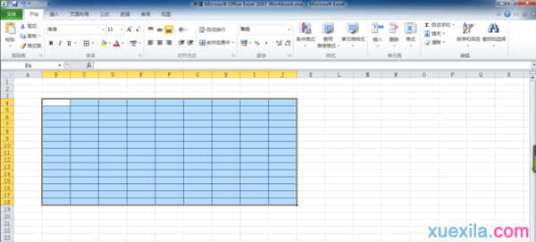 excel2007表格线隐藏怎么恢复