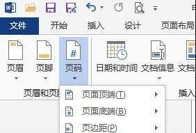 word2013如何在任意页插入页眉和页脚