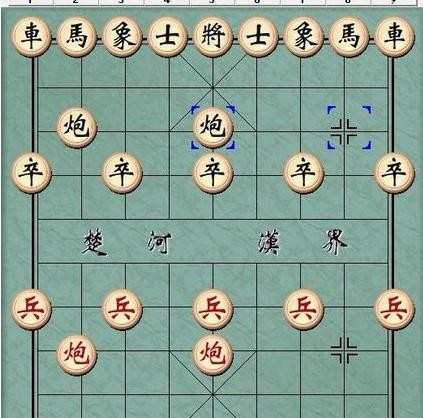 中国象棋子力理论炮的走法