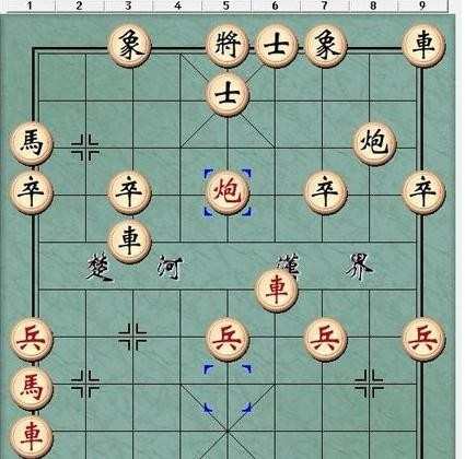 中国象棋子力理论炮的走法