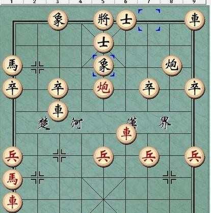 中国象棋子力理论炮的走法