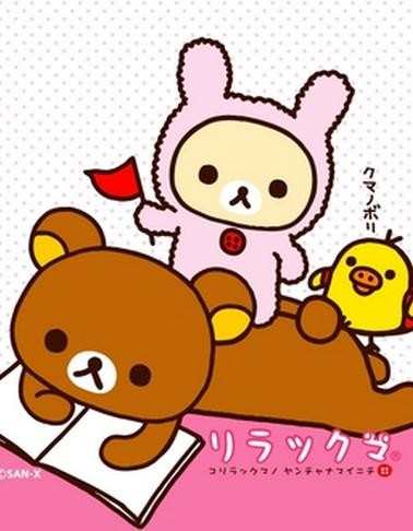 卡通动物简笔画小熊