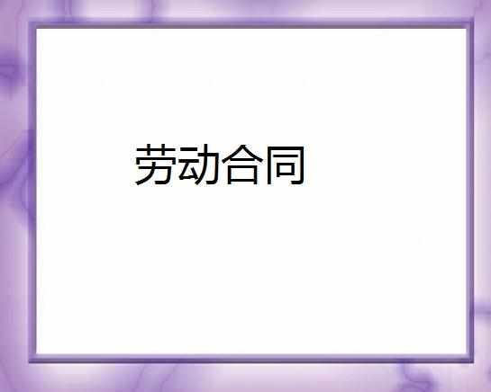 聘用退休人员劳务合同模板