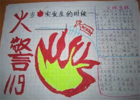 幼儿园消防知识手抄报 儿童消防安全手抄报内容