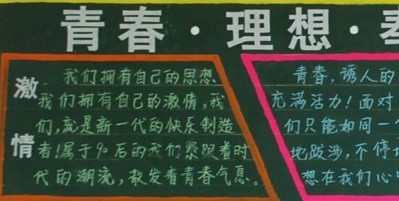 梦想黑板报 关于梦想黑板报内容素材