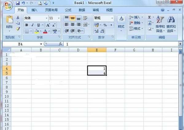 Excel2007怎么填充规律数字