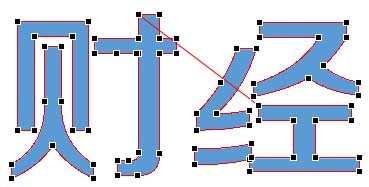 在PPT中怎样制作财经字的效果