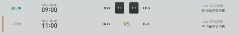 LOLs6全球总决赛INTZvsH2K小组赛第二轮比赛直播视频回放