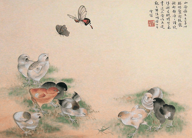 工笔国画花鸟图片_当代国画花鸟大师精品