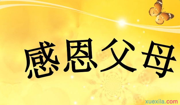 高中关于感恩父母演讲稿