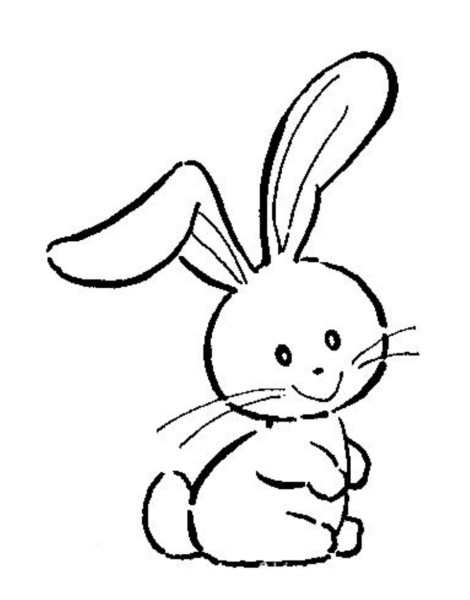 小动物简笔画兔子，兔子简笔画图片大全