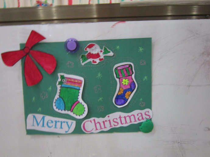 小学生圣诞节贺卡绘画作品图片大全
