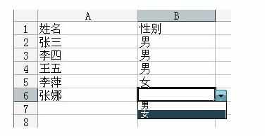 在excel中如何制作下拉菜单