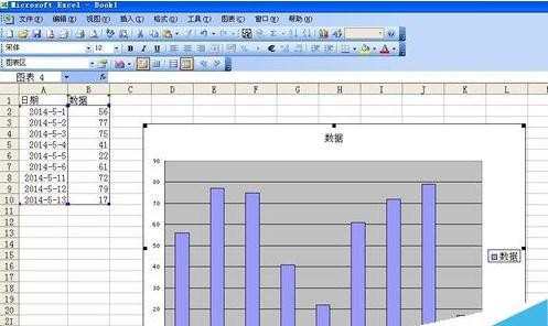 Excel2007怎么将坐标轴空白日期删除