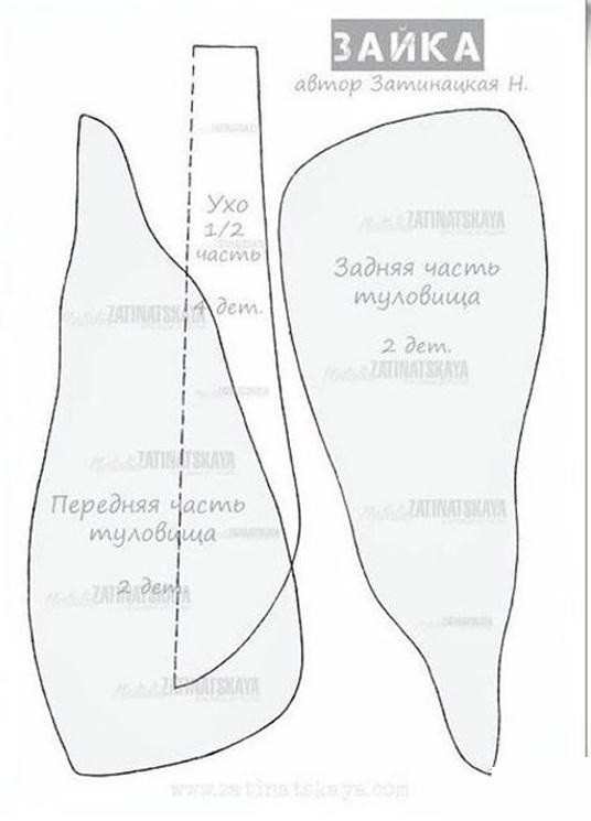 手工布艺不织布兔子制作方法