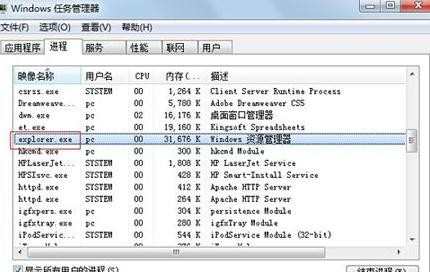 win7系统图标不见的解决方法