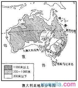 七年级下册地理澳大利亚练习卷