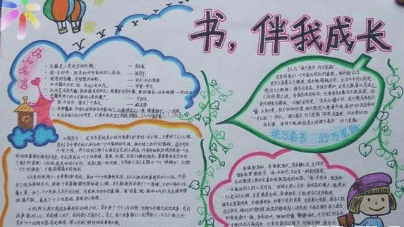 有关小学生a4纸手抄报的版面设计图片