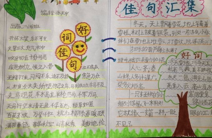 小学简单手抄报的设计_关于小学生的简单手抄报版面设计