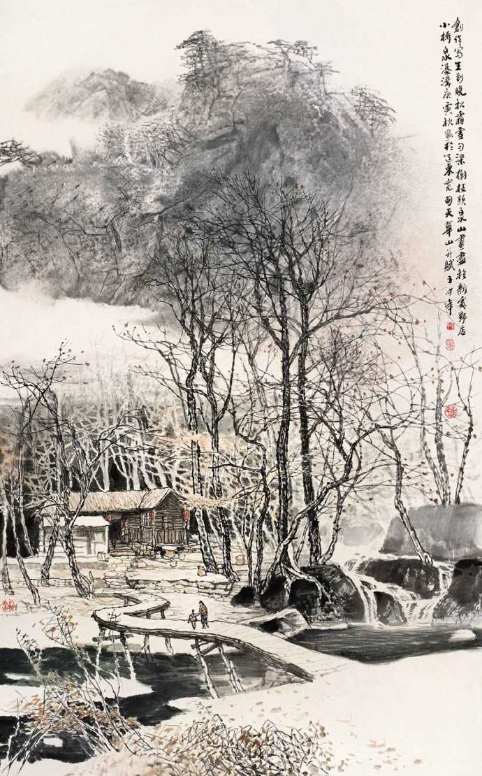 水墨风景装饰画图片_水墨风景装饰画素材