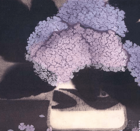 木刻版画风景画图片_木刻版画风景画素材