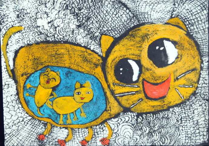 木刻版画临摹图片_木刻版画临摹素材