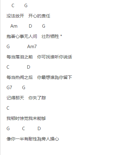 梁咏琪给最开心的人txt吉他谱_给最开心的人歌词