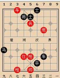 中国象棋实战残局中的车炮兵巧杀