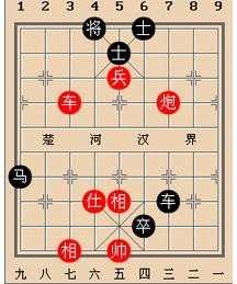 中国象棋实战残局中的车炮兵巧杀