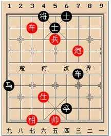 中国象棋实战残局中的车炮兵巧杀