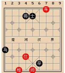 中国象棋实战残局中的车炮兵巧杀