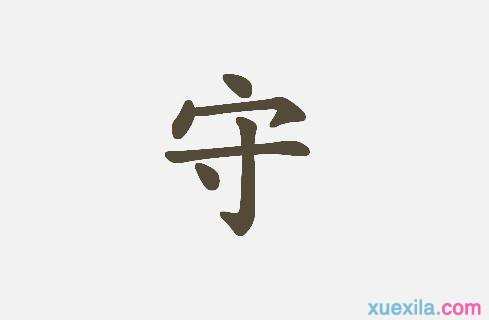 带有守字的四字成语大全