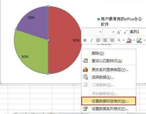 excel2010怎么制作百分比图表