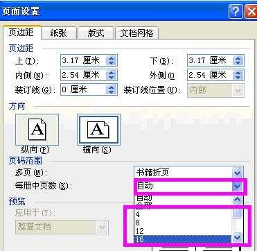 word2003如何页面设置图解