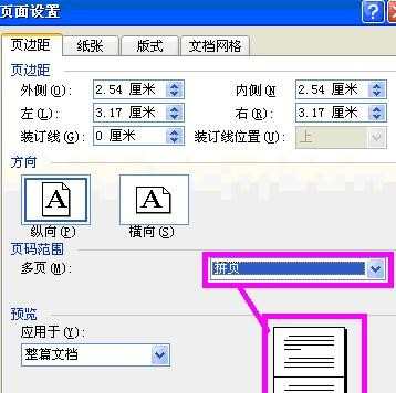 word2003如何页面设置图解