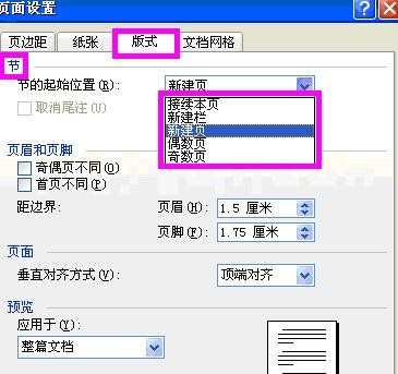 word2003如何页面设置图解