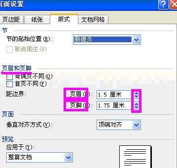 word2003如何页面设置图解