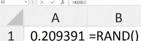 excel如何生成随机数_如何使用excel产生随机数