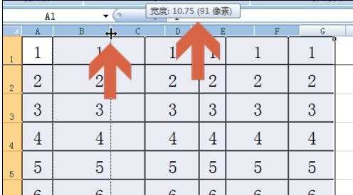 excel2007平均分布各行各列的方法