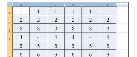 excel2007平均分布各行各列的方法