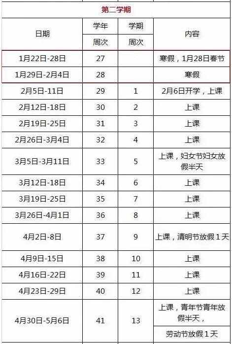 2017广东中小学高校寒假放假时间安排 2017广东学校寒假放假时间