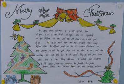 小学三年级圣诞节英语手抄报 三年级圣诞节英