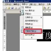 word2003怎么去除或添加页眉横线