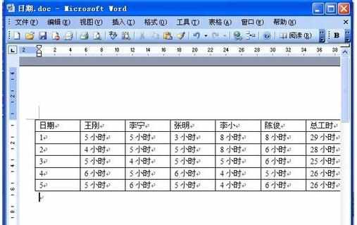 word2003怎么把表格和文字互相转换