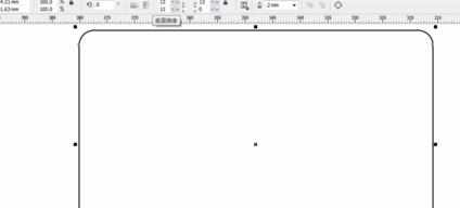 coreldraw如何绘制圆角矩形
