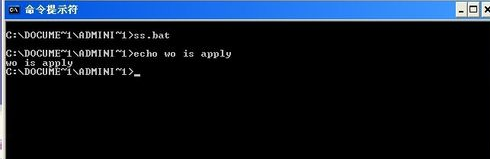 怎么使用echo批处理命令