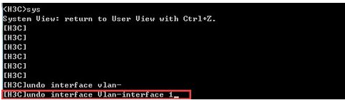 h3c交换机如何配置管理VLAN