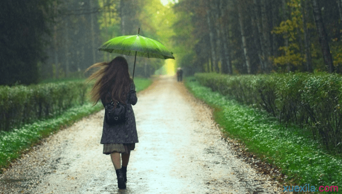 下雨天的短信问候语