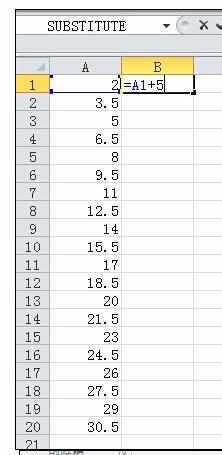 excel2010一列数据同时加上一个数的方法