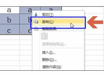 Excel中行和列互换对调的操作方法